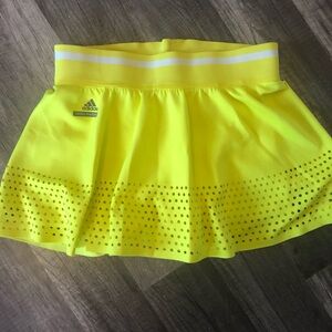 Adidas by Stella McCartney Laser Yellow Women's Barricade Tennis Skirt XS